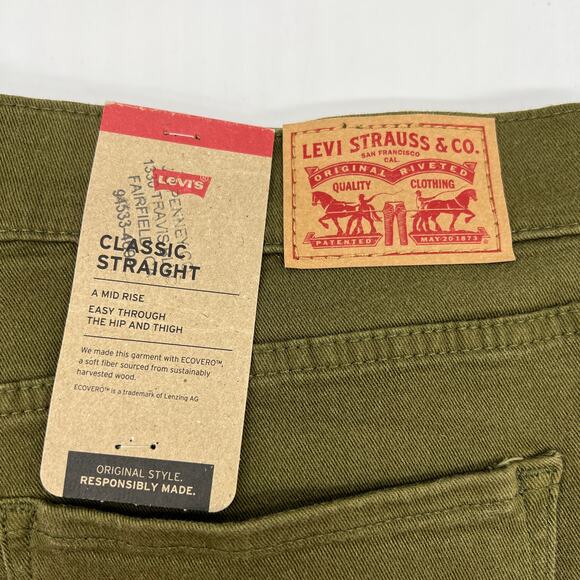 Levi's Womens Mid Rise Classic Straight Jean Size 16medium W33 L30 - Picture 2 of 8